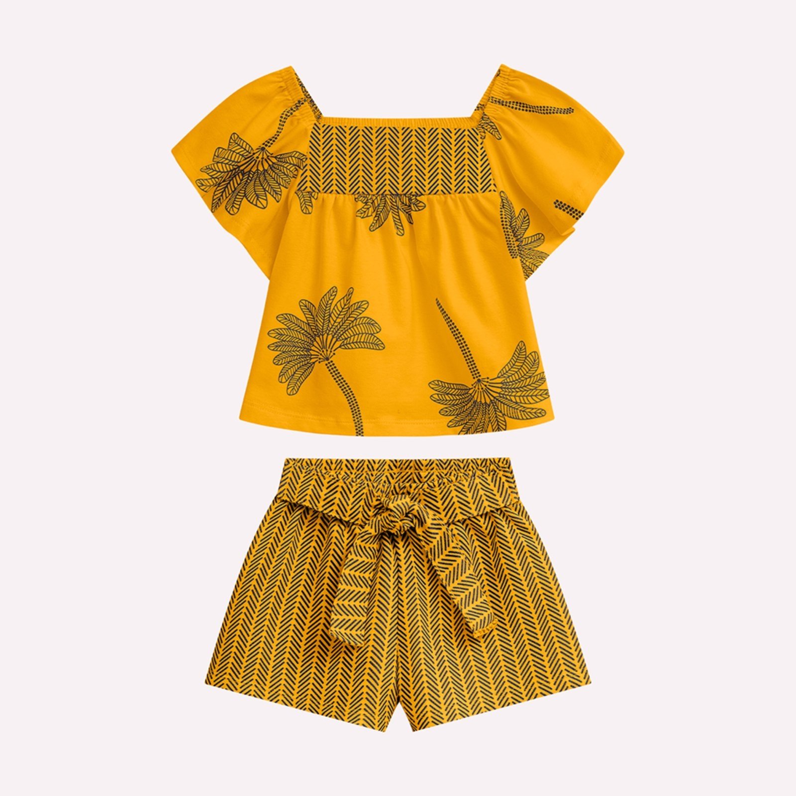 Infantil – Conjunto Menina Estampa Nanai