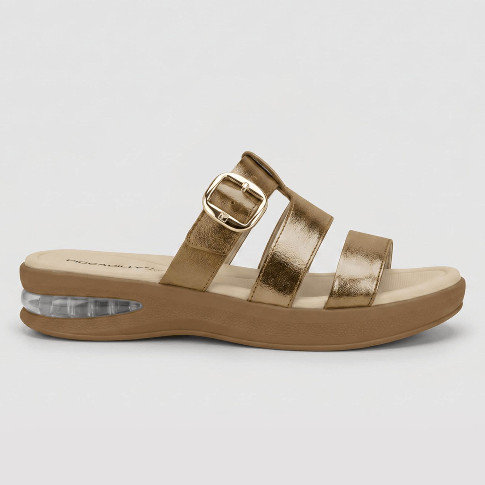 Tamanco Soft Step Ouro Velho