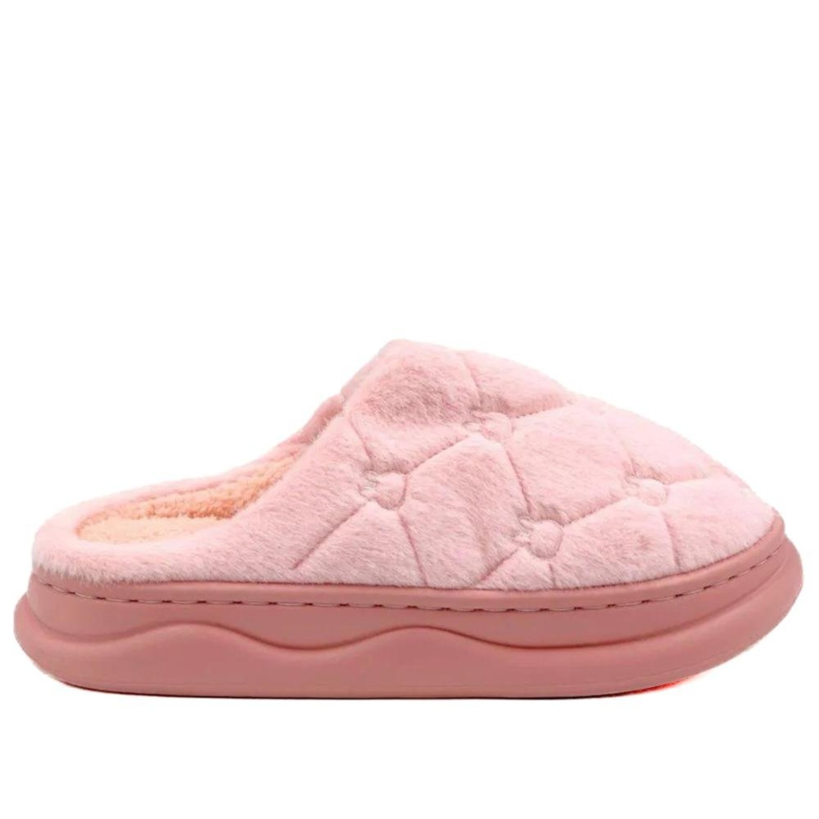 Infantil - Pantufa Feminina Nuvem Pluma em Pelo Zariff 803336 Rosa Incolor