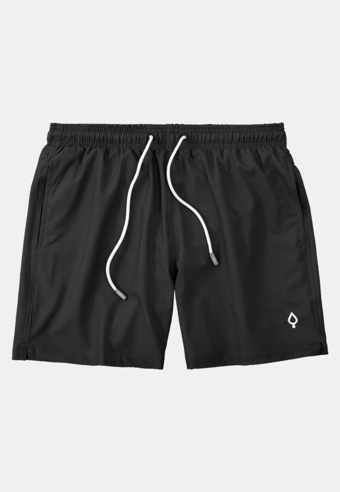 Short e Bermuda Praia Lisa Liso Masculina Tactel Básico Moda Básica Preto