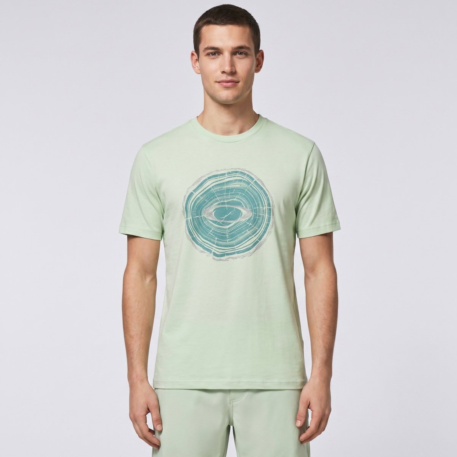 Camiseta Oakley Woody Ellipse SS Verde Claro