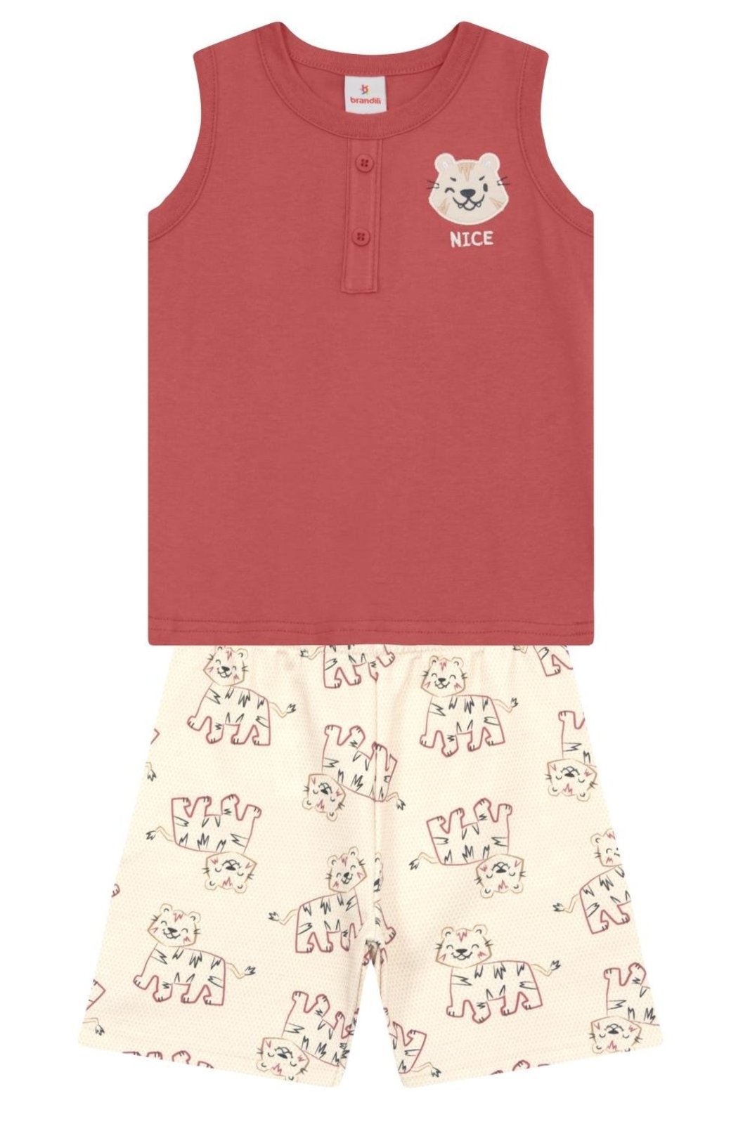 Infantil - Conjunto menino em meia malha Brandili
