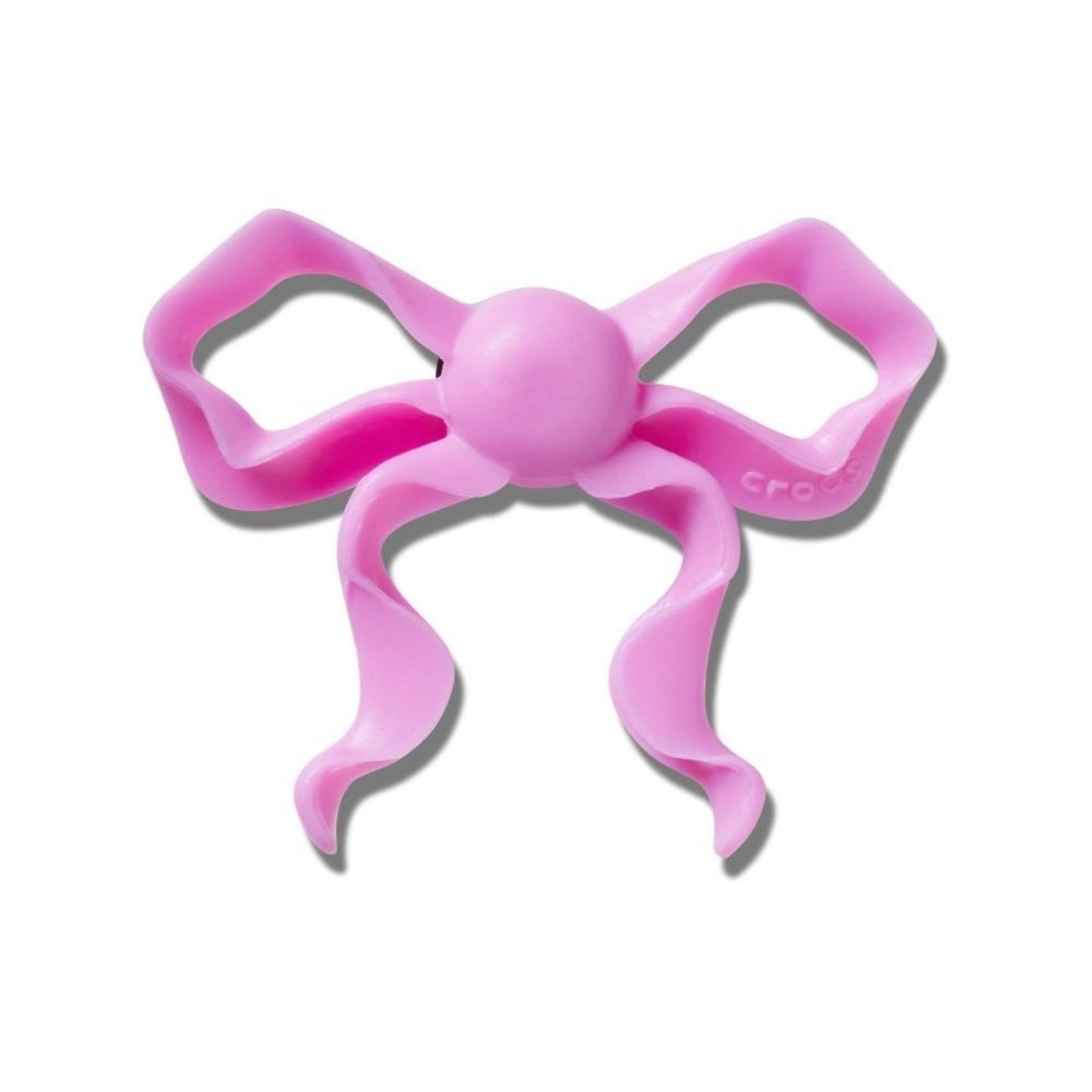 Infantil - Jibbitz™ Meta Jelly Laço Rosa Único Branco