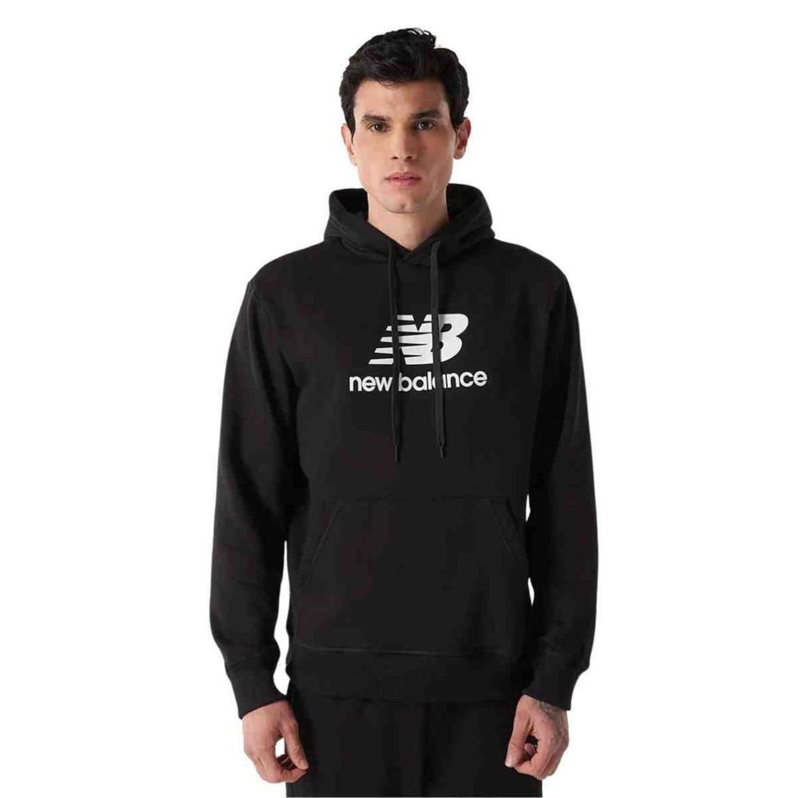 Jaqueta Masculina Moletom New Balance Essentials Basic Preta