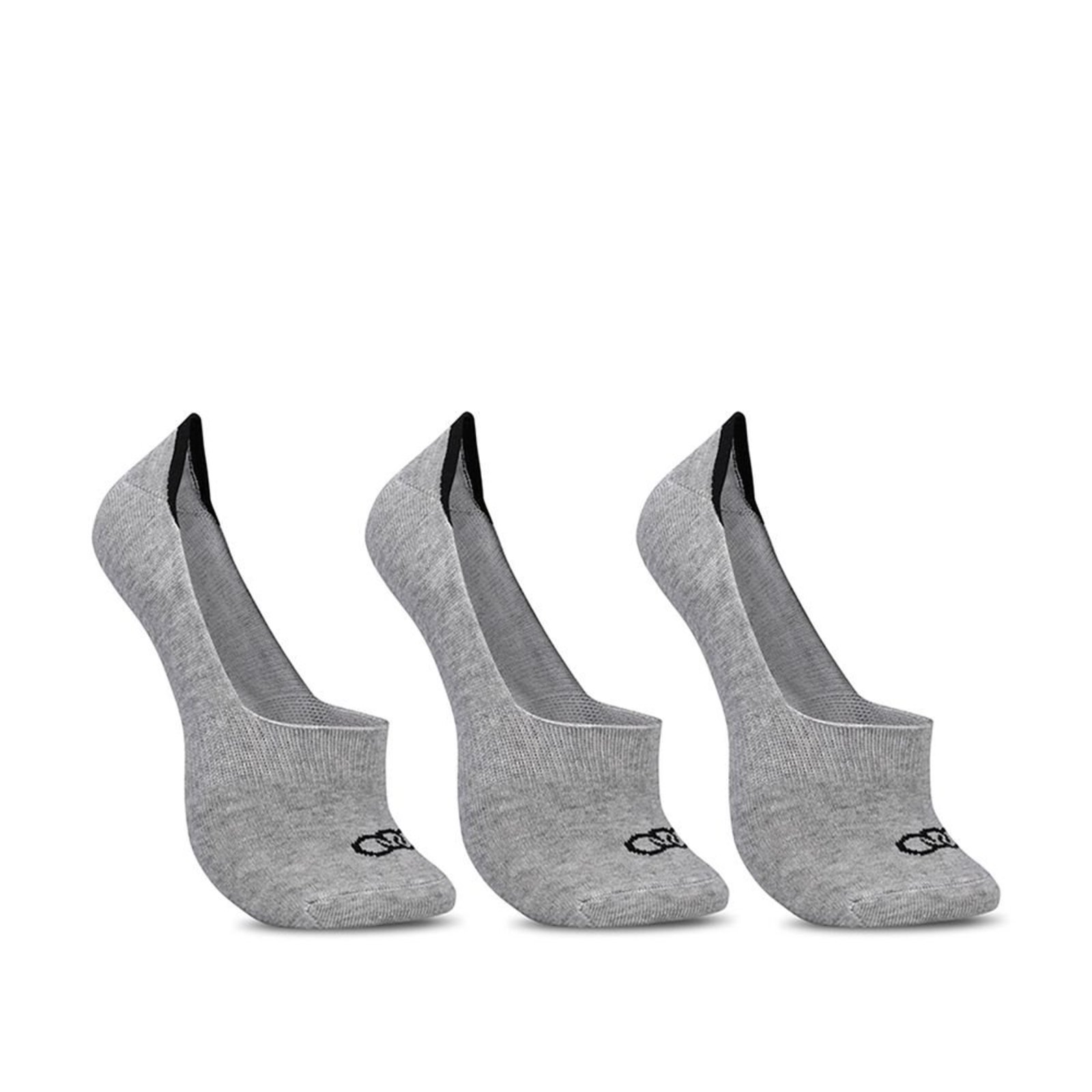 Meia Ultra Invisível Olympikus Masculina – Pacote com 3 Pares 39/44 Cinza
