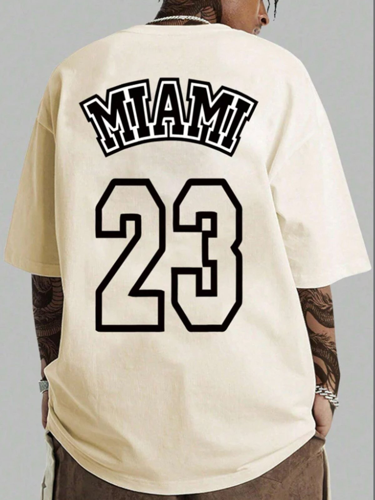 Camiseta Grande Blusa Academia Fitness Masculina Oversized Camisa streetwear Over Off White Estampa Miami Cidades Paises