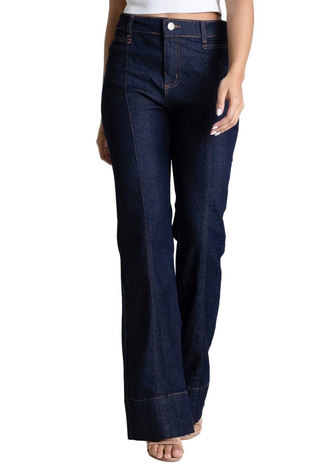 Calça Jeans Sawary Boot Cut - 284081 - Azul - Sawary
