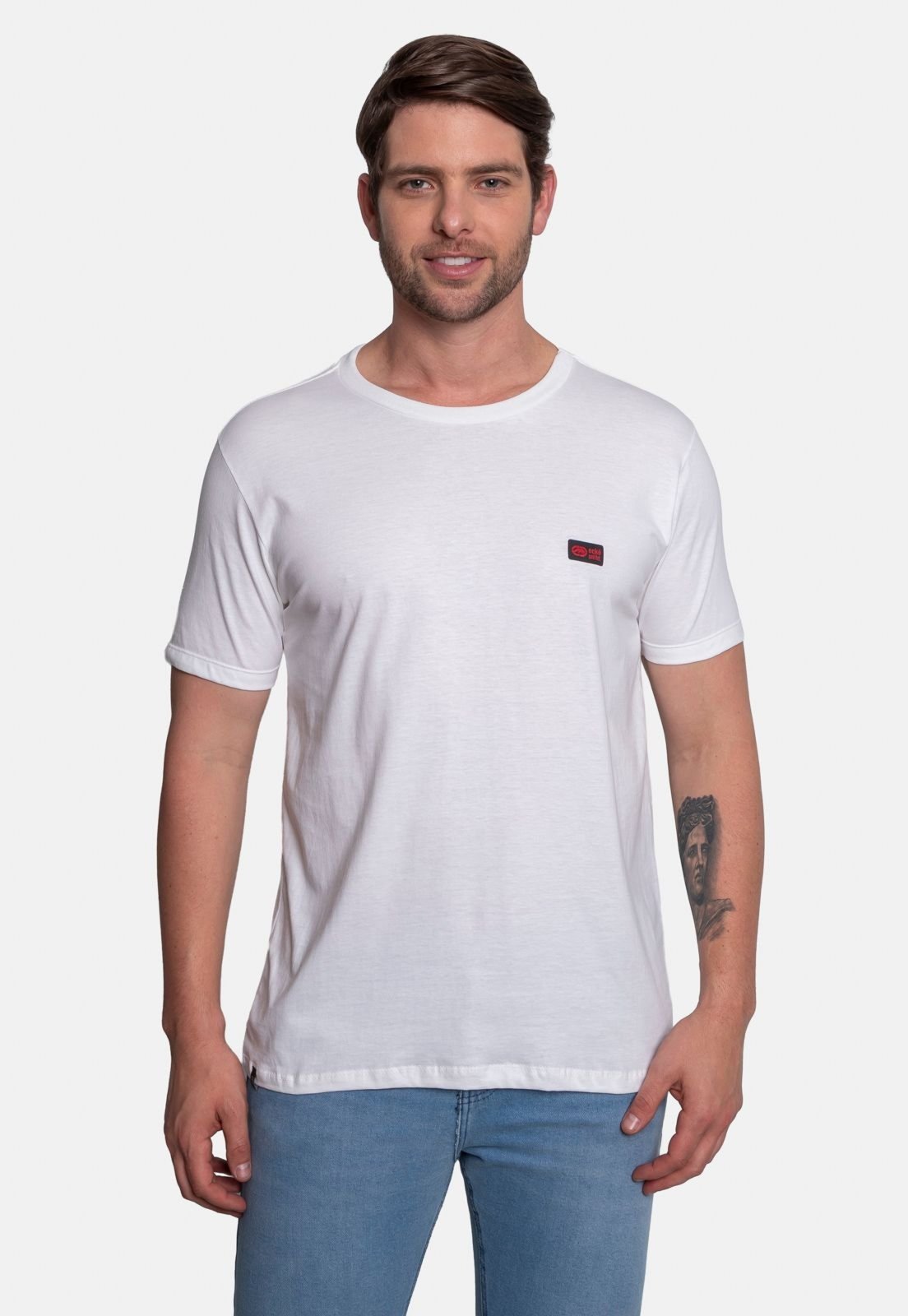 Camiseta Ecko Estampada Branca