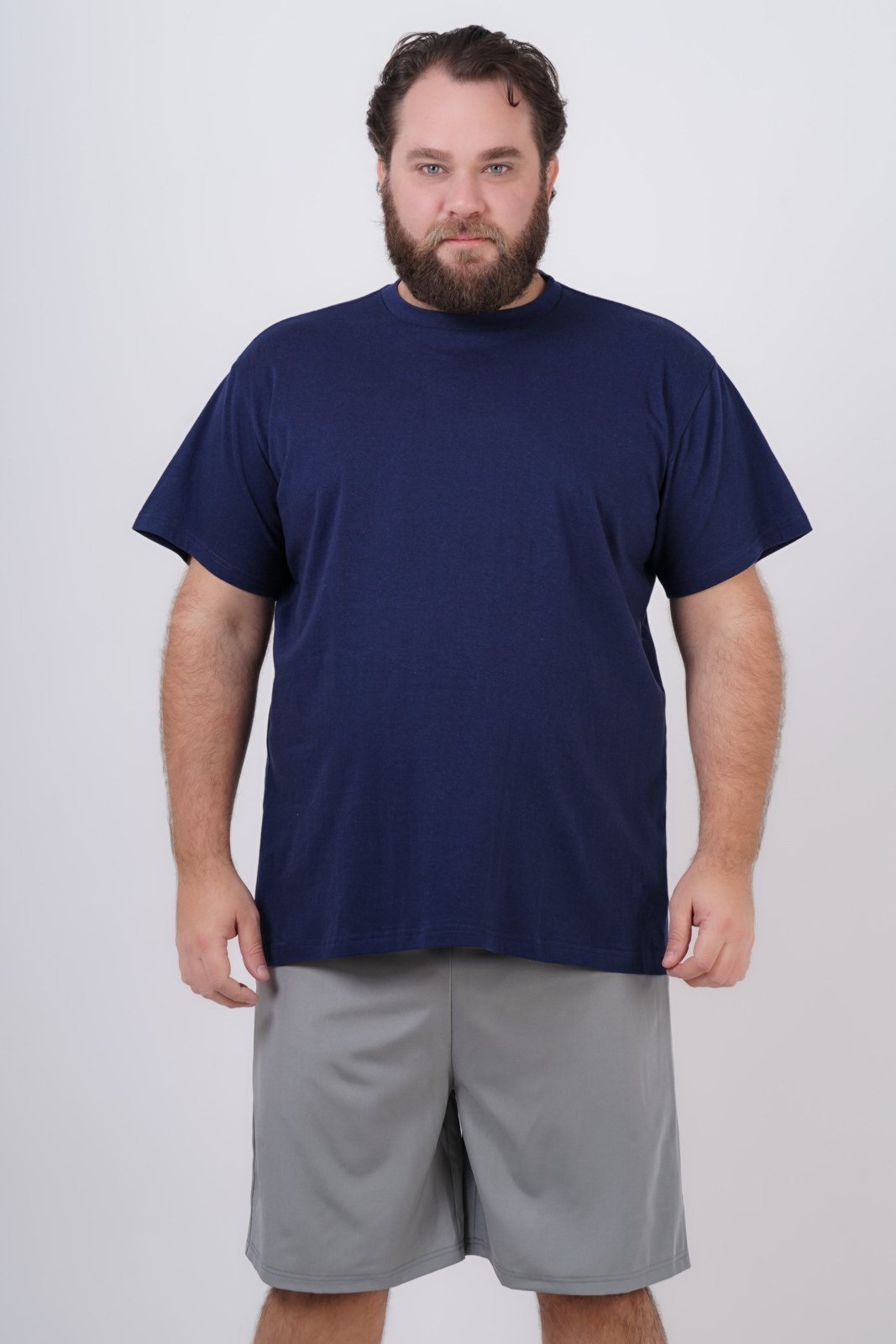 Vista 2 Camiseta SH Fashion Masculino Plus Size Confortável Para Dia a Dia preto SH FASHION preto