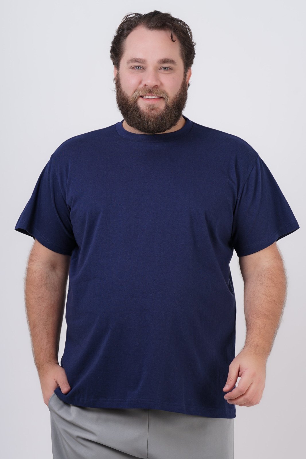 Vista 3 Camiseta SH Fashion Masculino Plus Size Confortável Para Dia a Dia preto SH FASHION preto
