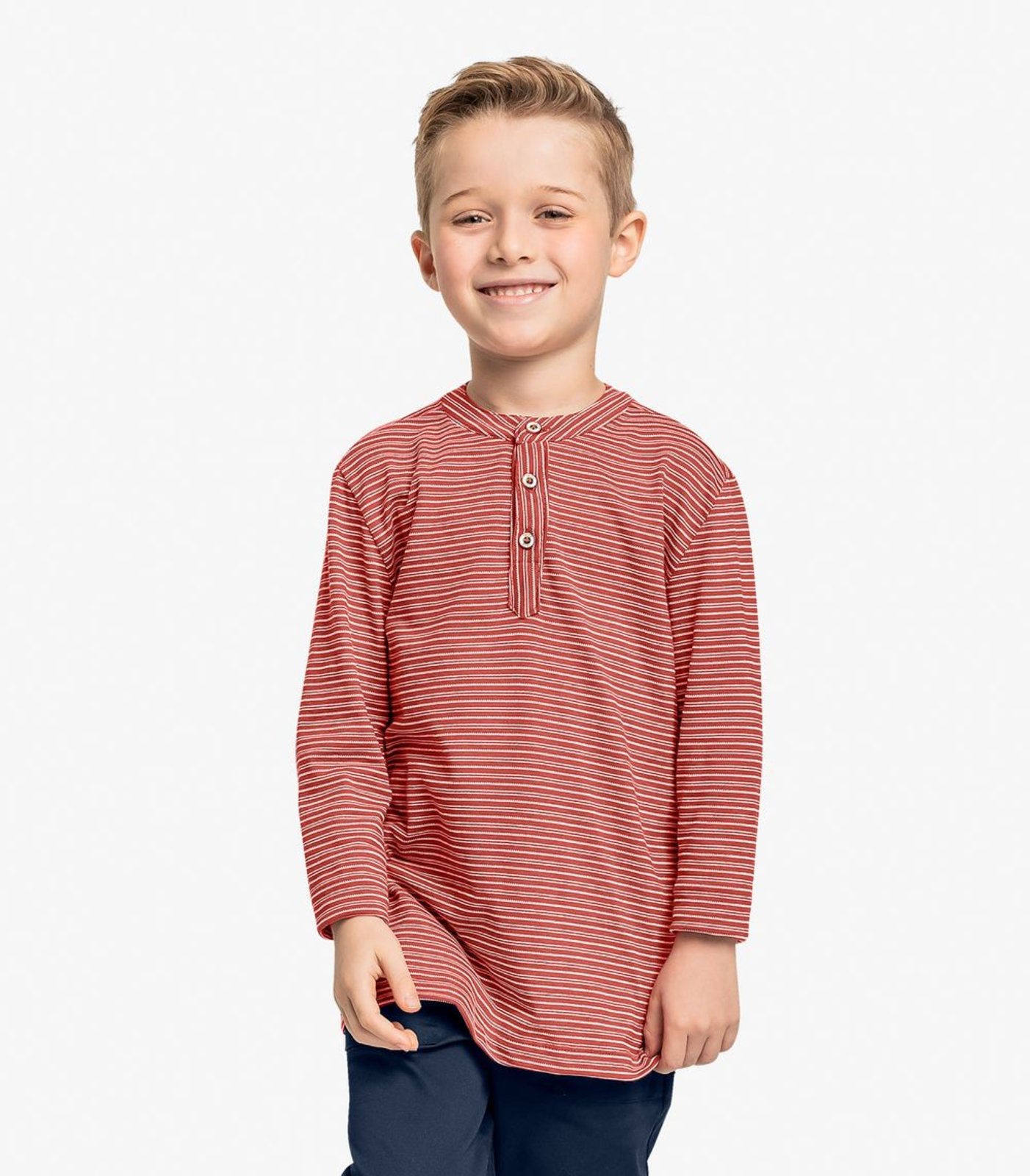 Infantil – Camiseta Menino Manga Longa Trick Nick Laranja