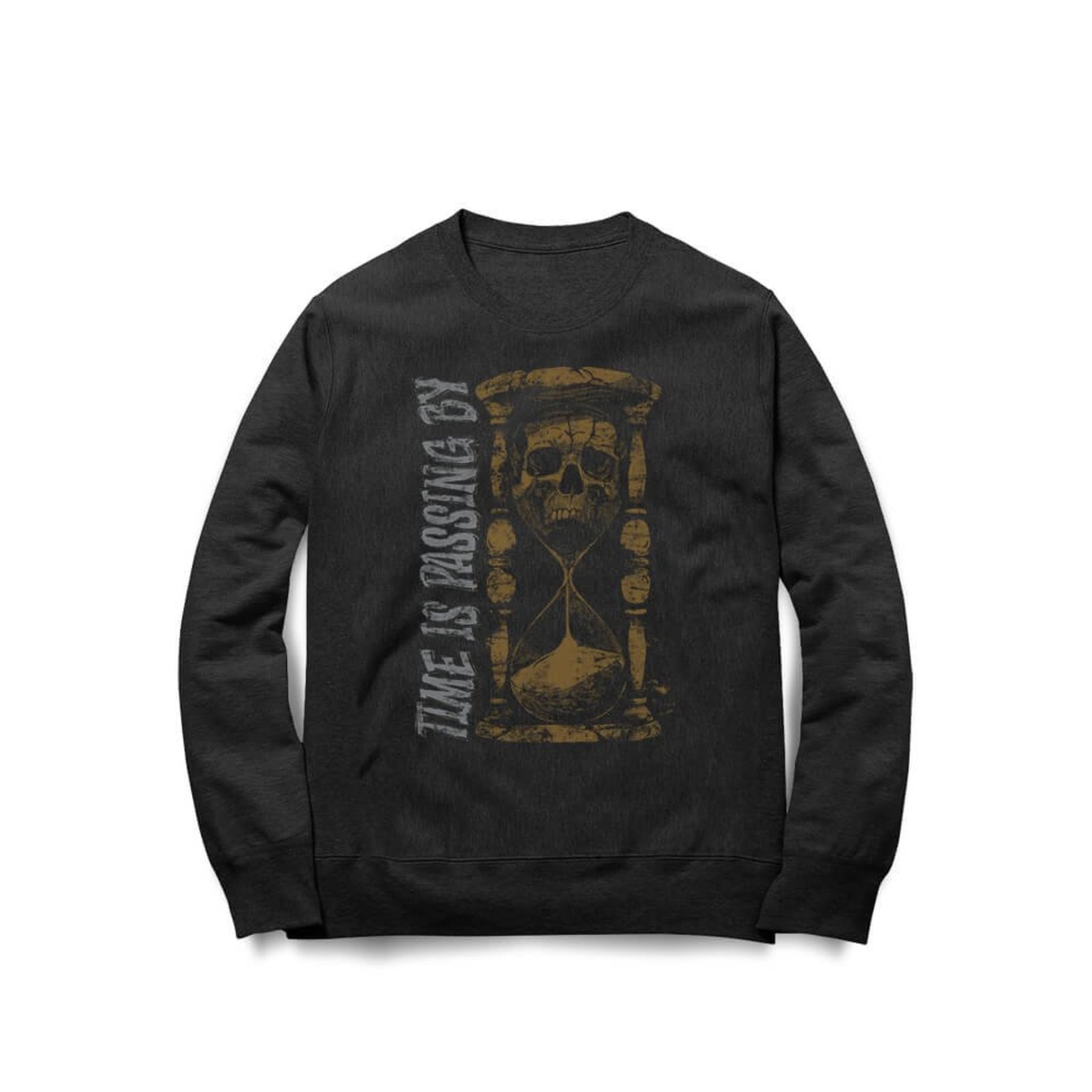 Moletom Time Is Passing By - Preto - Casual - Studio Geek