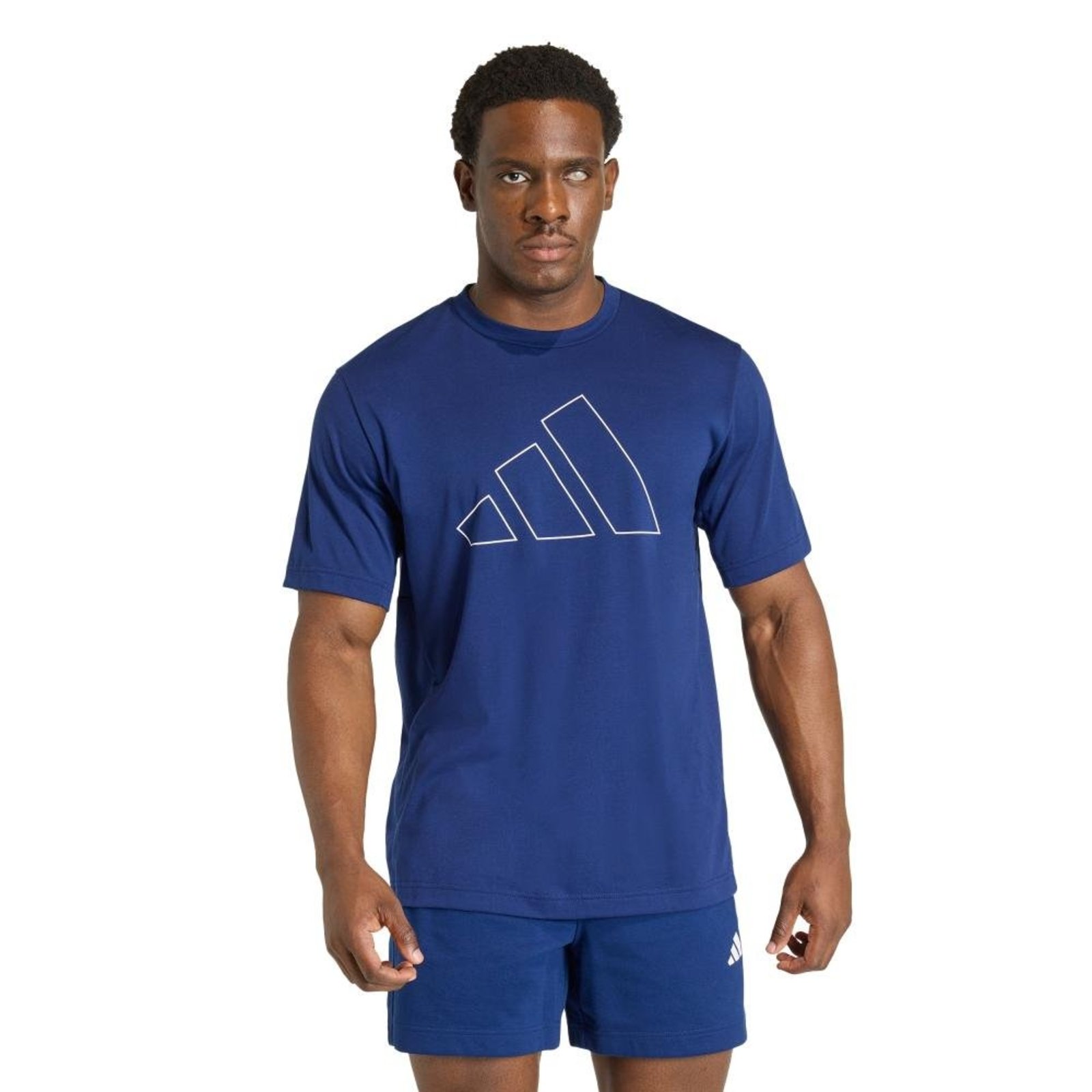 Camiseta Logo Feelready Workout Essentials adidas Performance Azul