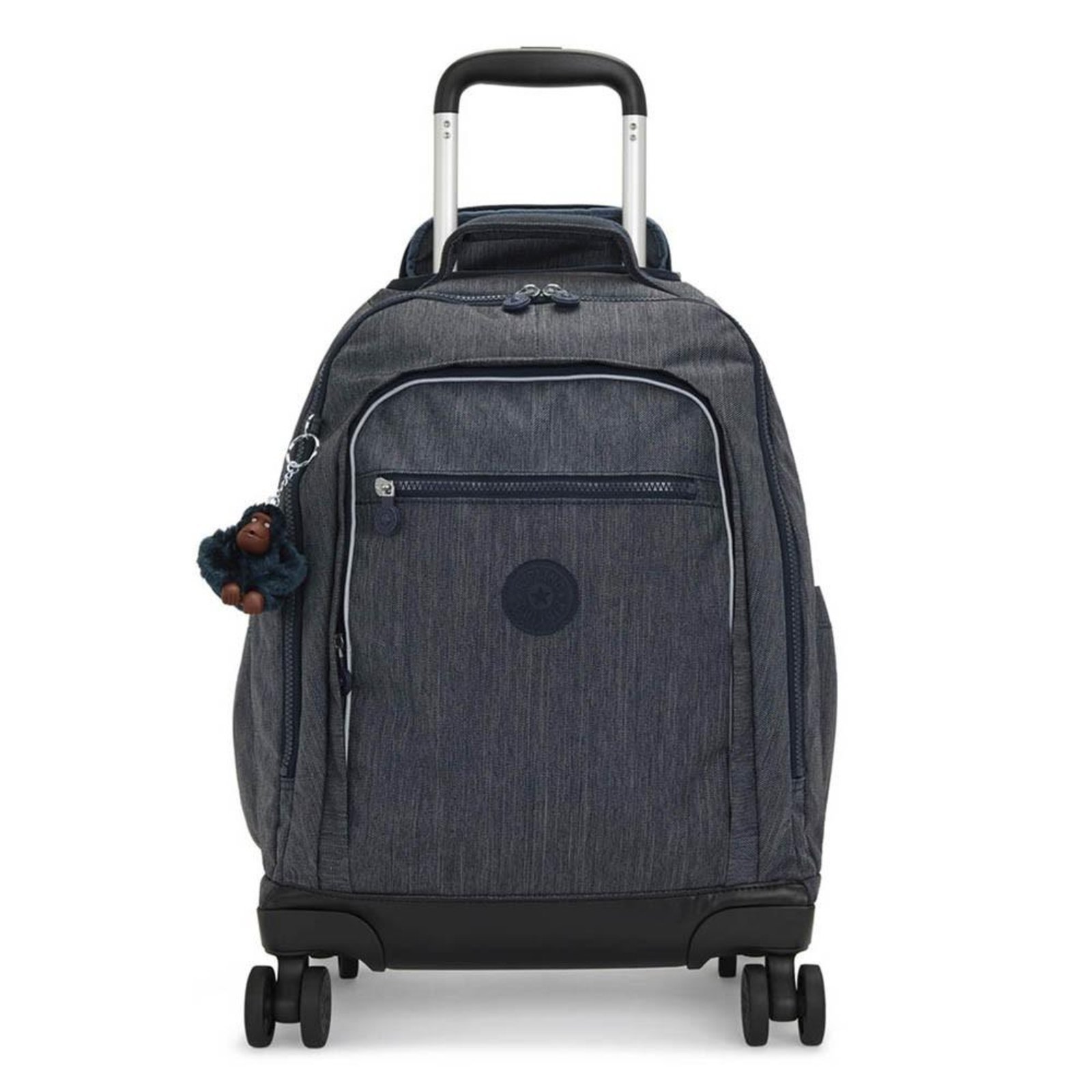 Vista 2 Mochila Kipling New Zea De Rodinhas Marine Navy azul marinho marine Kipling azul marinho marine