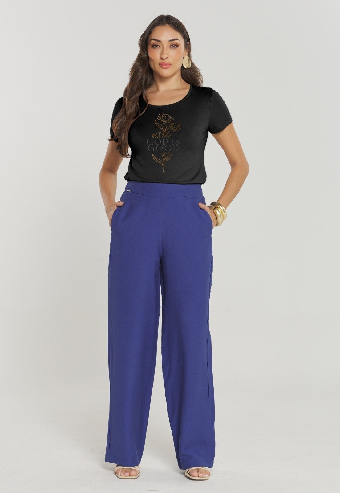T-shirt Rudély Flor Preto