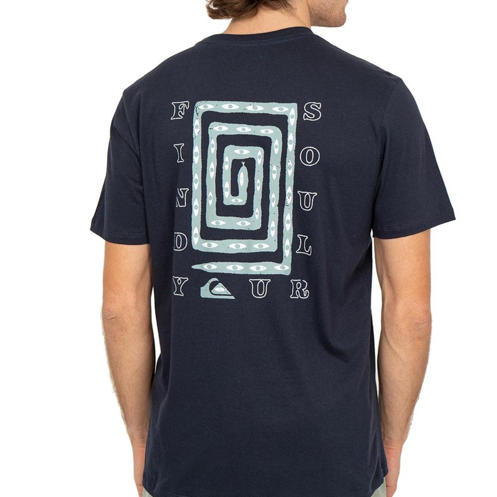Camiseta Quiksilver Soul Maze SM26 Masculina Marinho