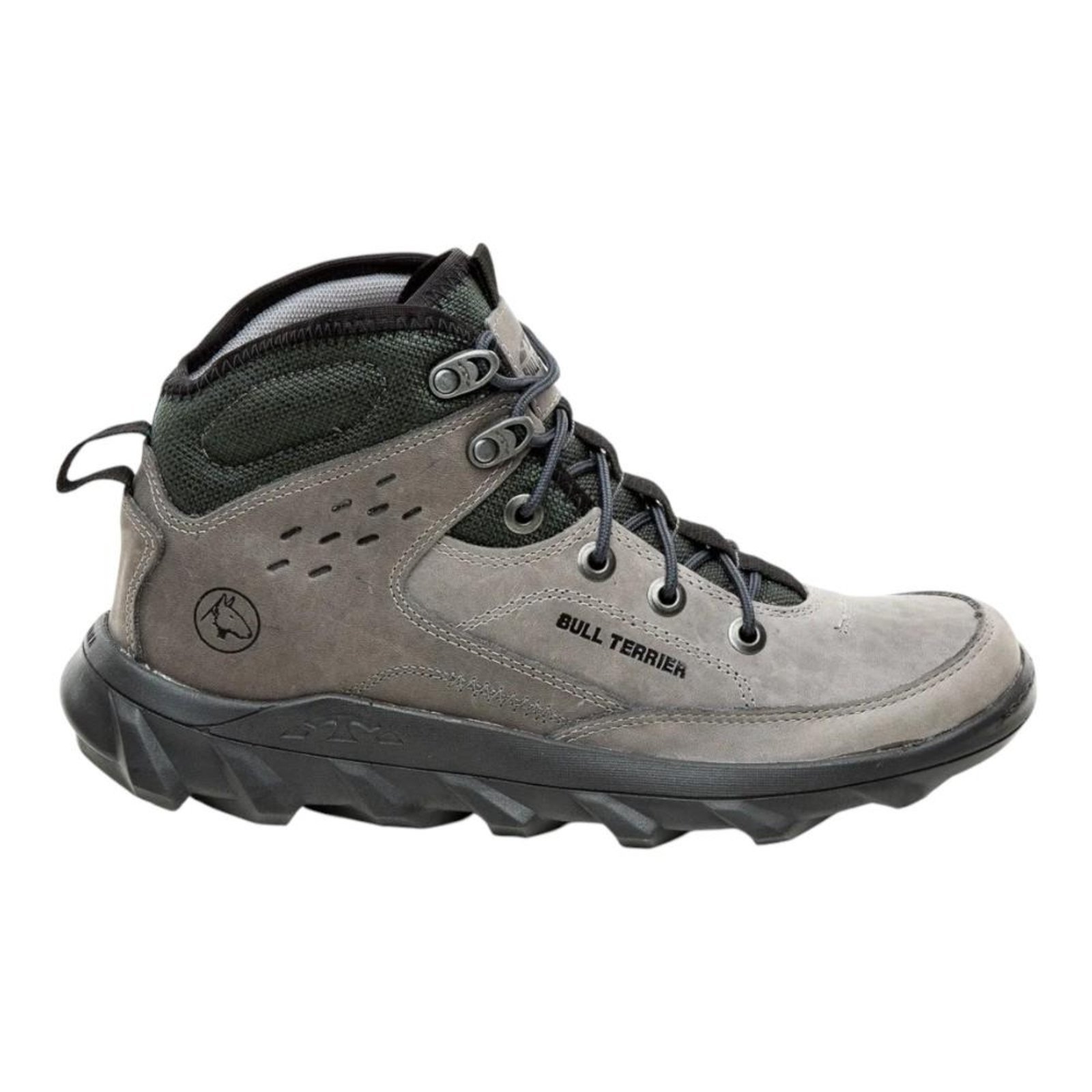 Vista 2 Bota Bull Terrier Cargo Masculino Cinza Shark azul Bull Terrier azul