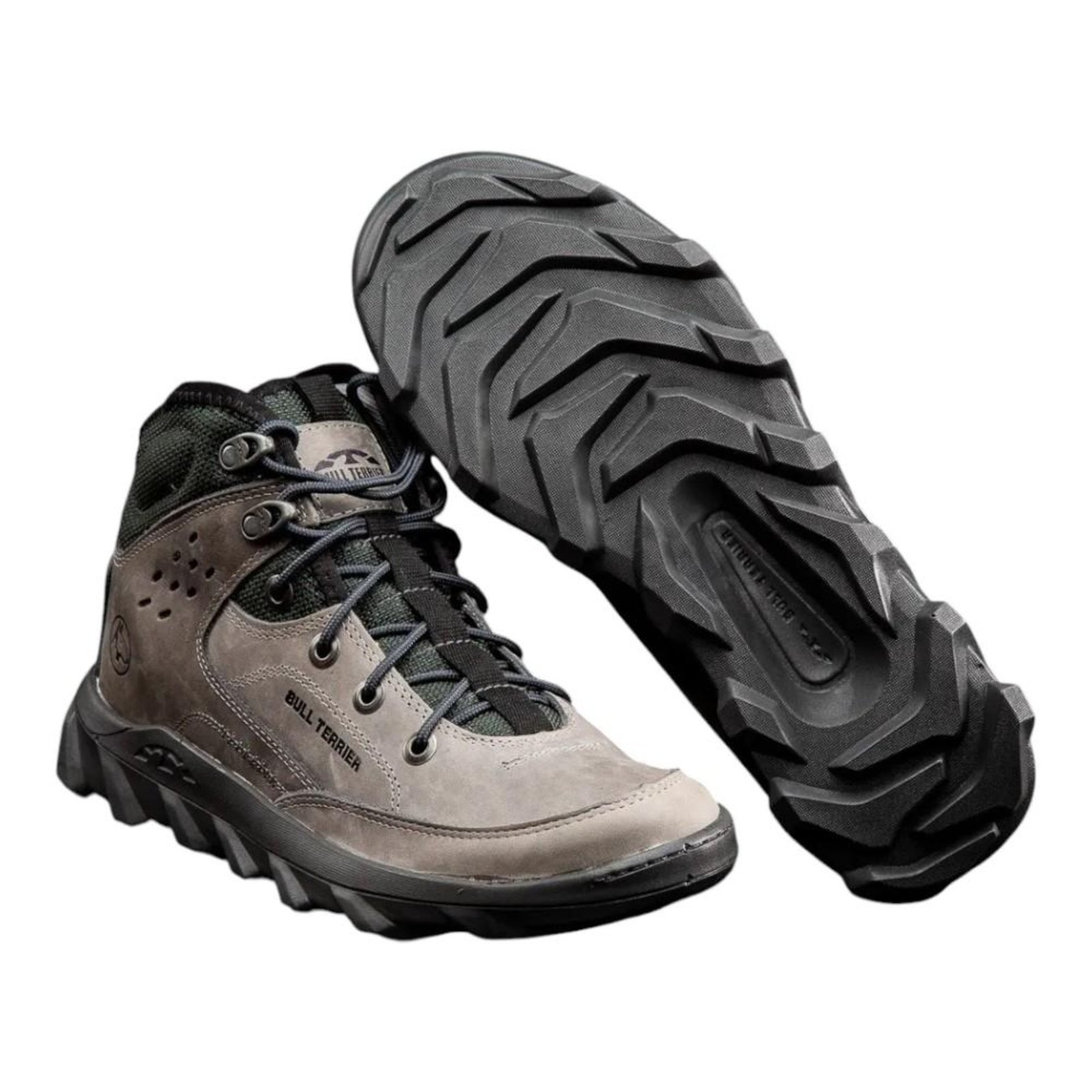 Vista 3 Bota Bull Terrier Cargo Masculino Cinza Shark azul Bull Terrier azul