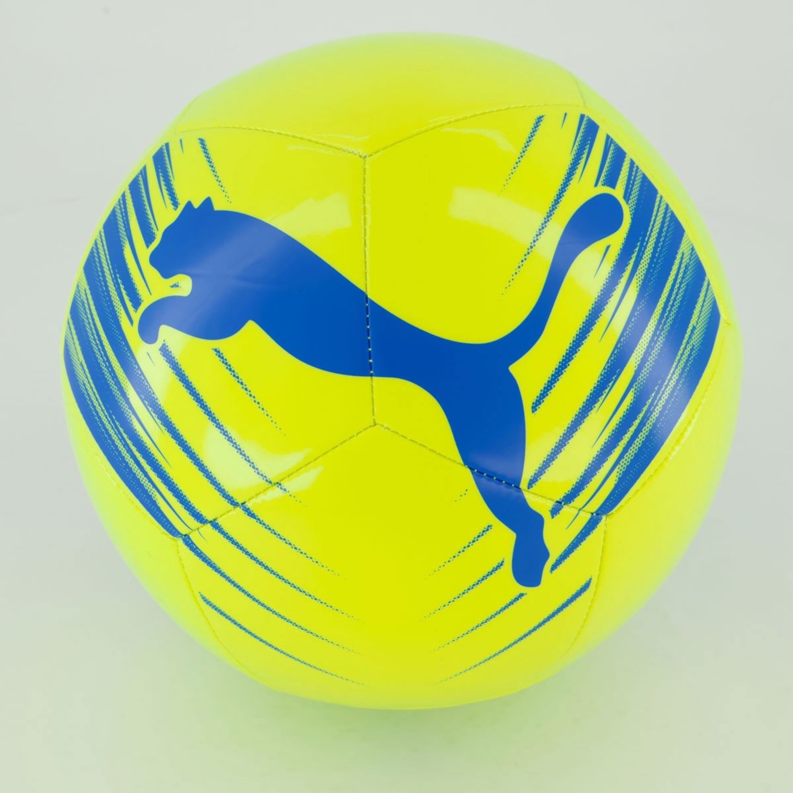 Bola Puma Attacanto Graphic Campo Amarela e Azul