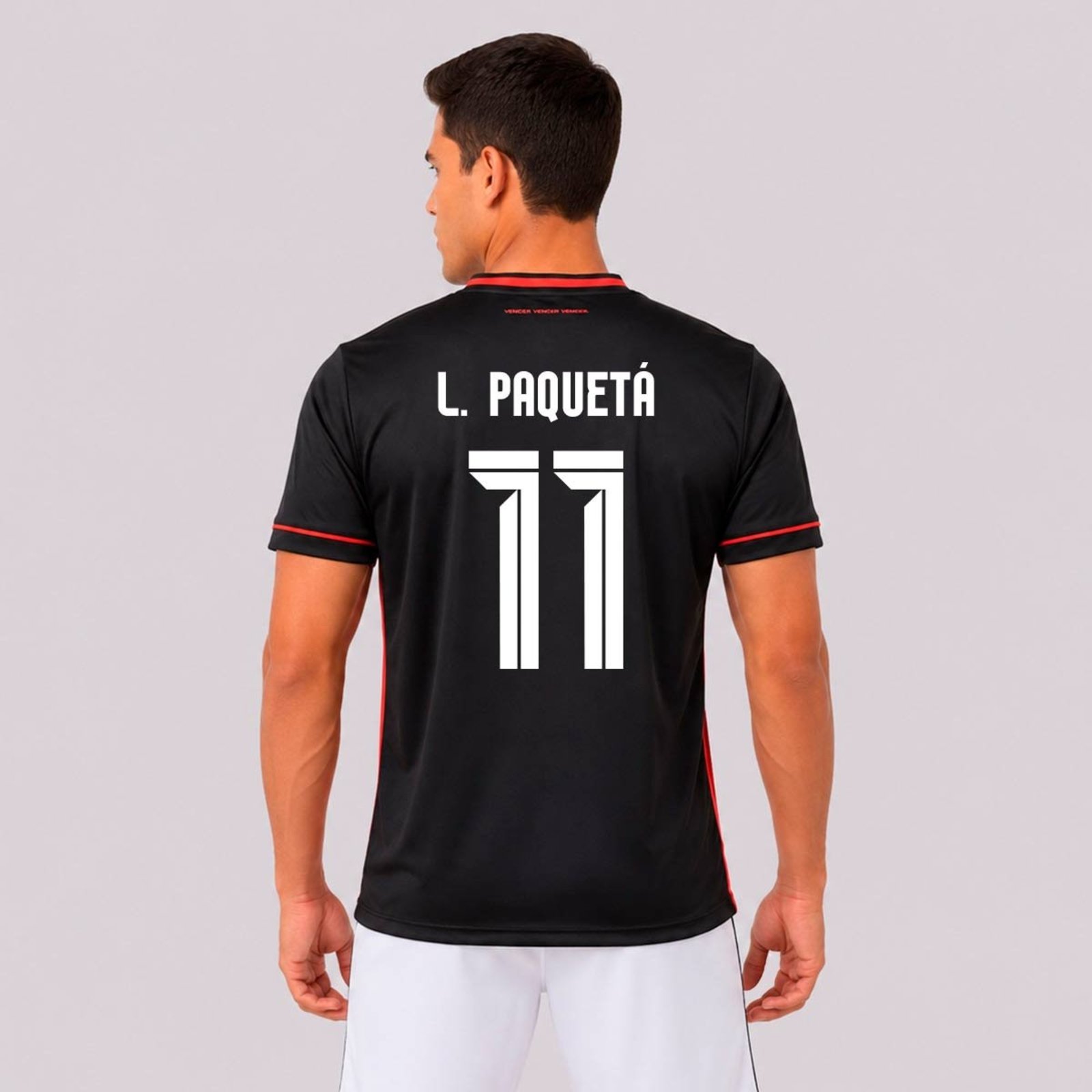 Camisa Flamengo Victory Vermelha 11 L. Paquetá