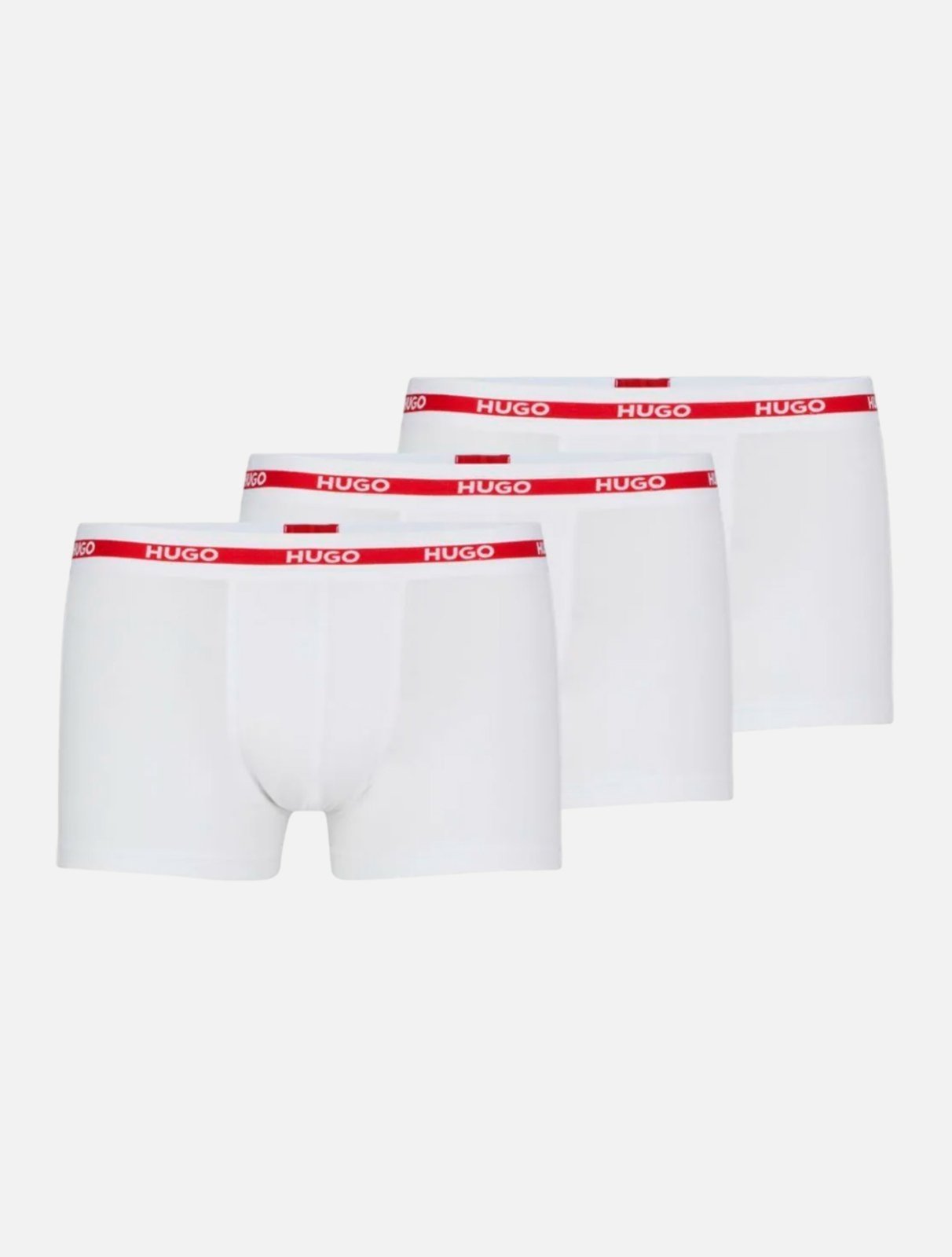 Kit Cueca Hugo Boss Masculino Boxer Trunk Triplet Planet Branca