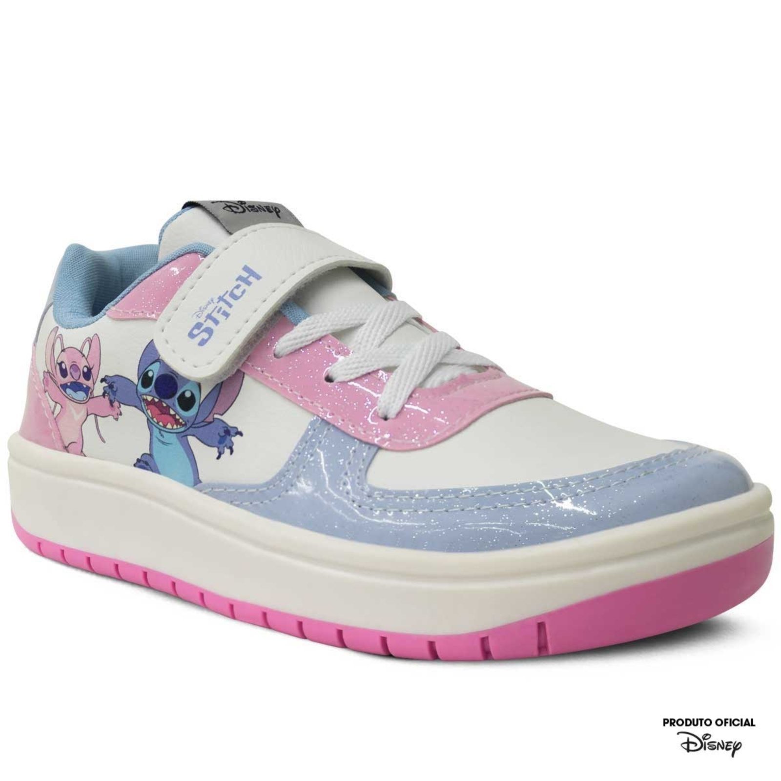 Infantil - Tênis Menina Disney Stitch Original Rosa