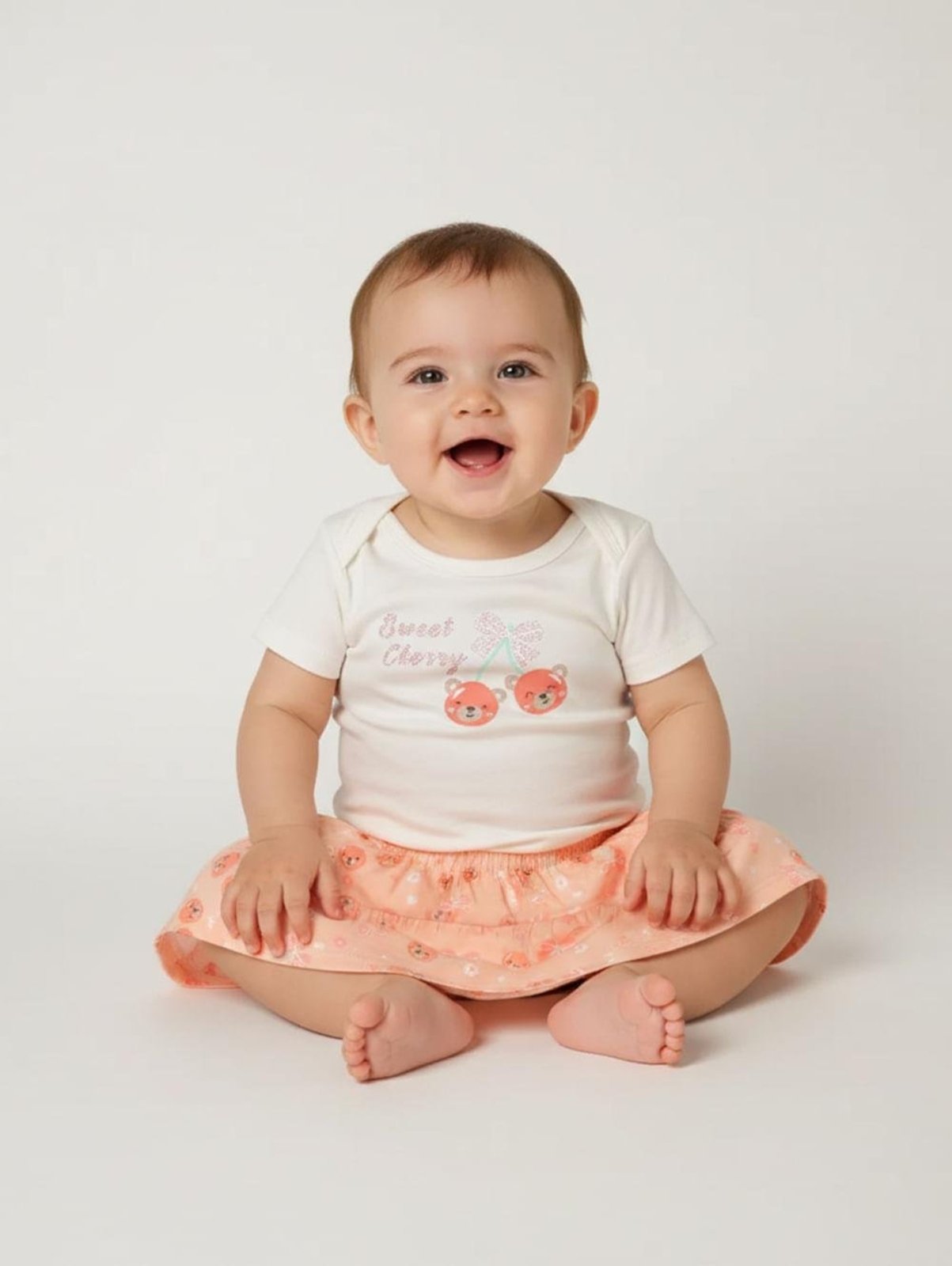 Infantil - Conjunto Curto Para - NATURAL