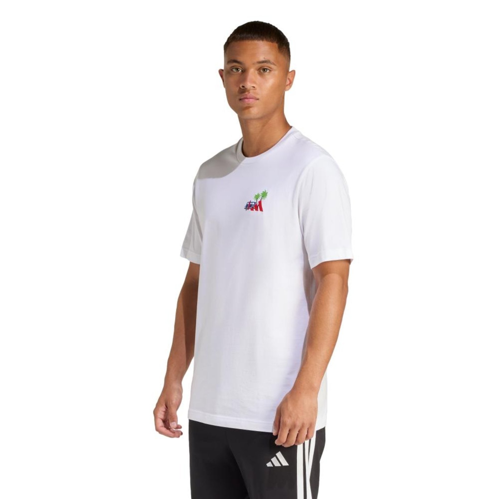 Vista 2 CAMISETA BORDADO PEQUENO ESTAMPA SURF adidas Sportswear azul adidas Sportswear azul