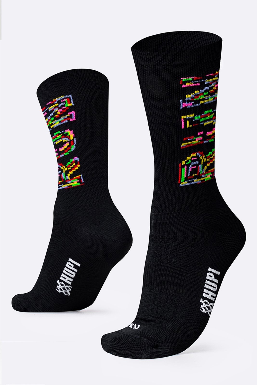 Meia HUPI Run Colors Preto - LT Para Pés Menores Preto