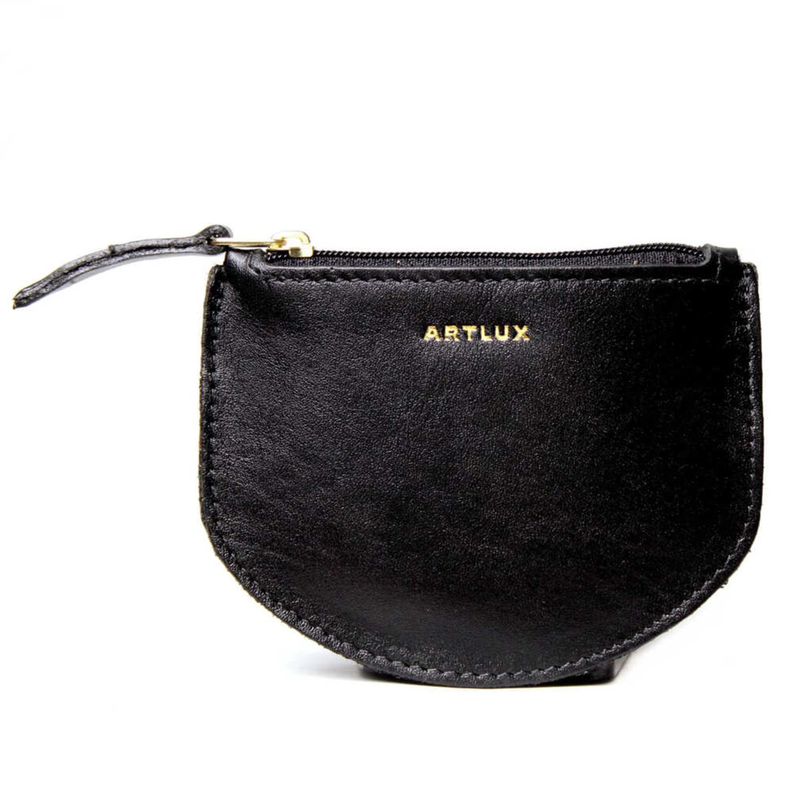 Porta Moedas em Couro Artlux Preto 3065