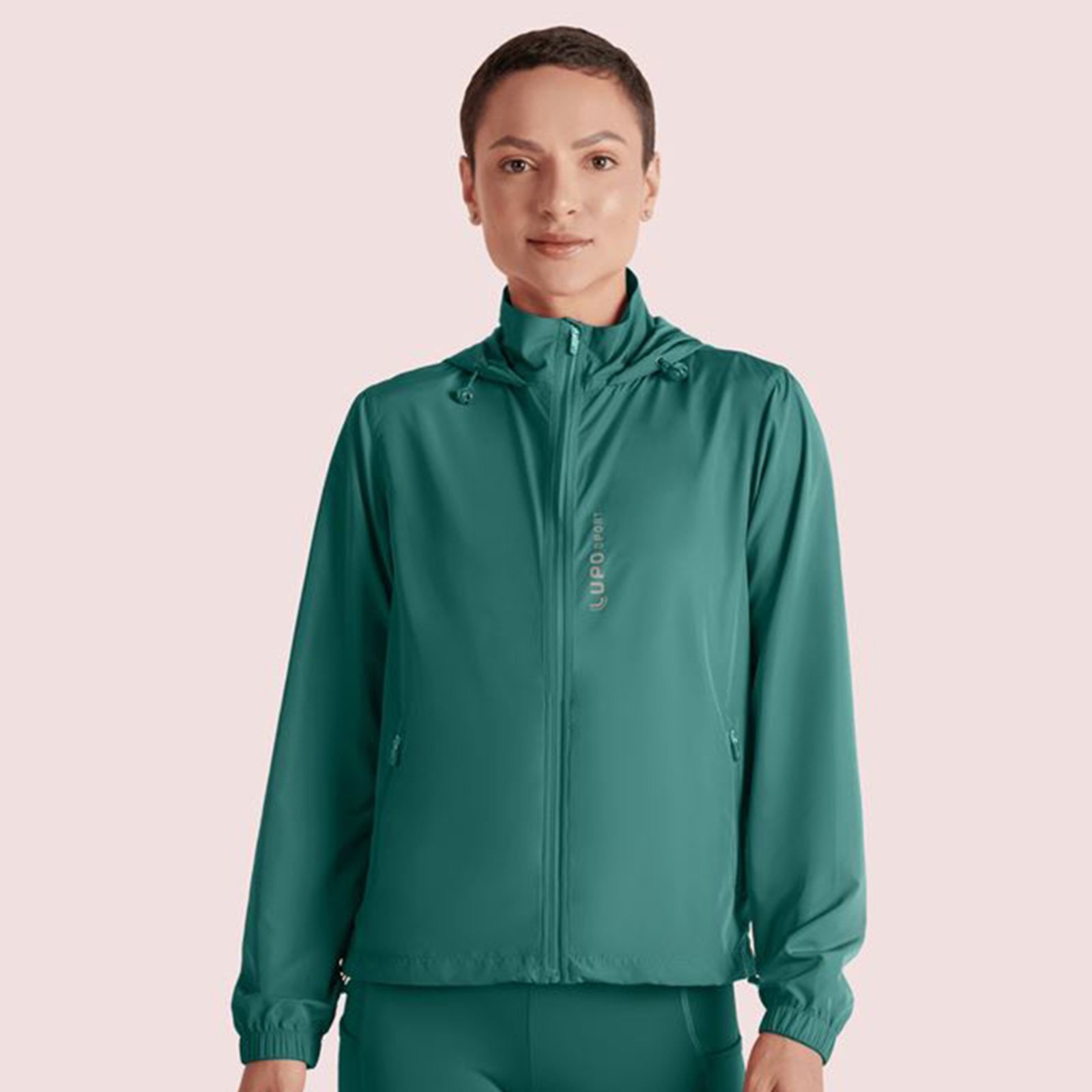 Vista 2 Jaqueta Windbreak Feminina Importada Lupo 77121 verde Lupo verde