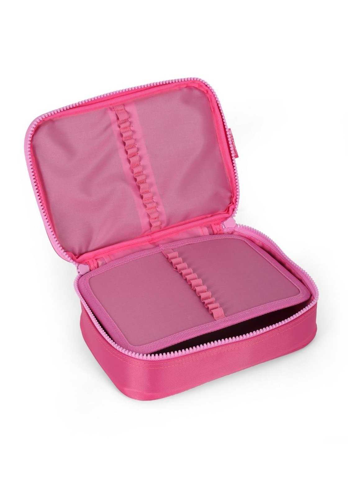 Vista 3 Infantil - Estojo Box Juvenil Médio 100 pens Náilon Matelassê Barbie Luxcel roxo Luxcel roxo