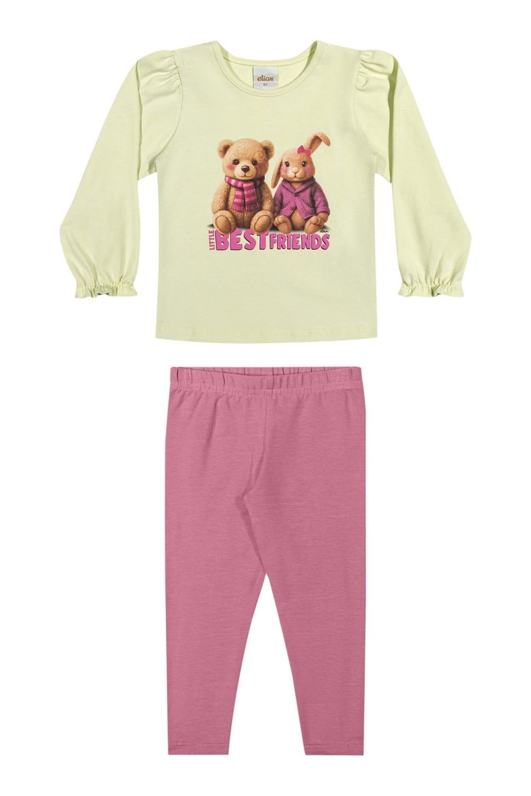 Infantil - Conjunto Menina Best Friends Elian Verde