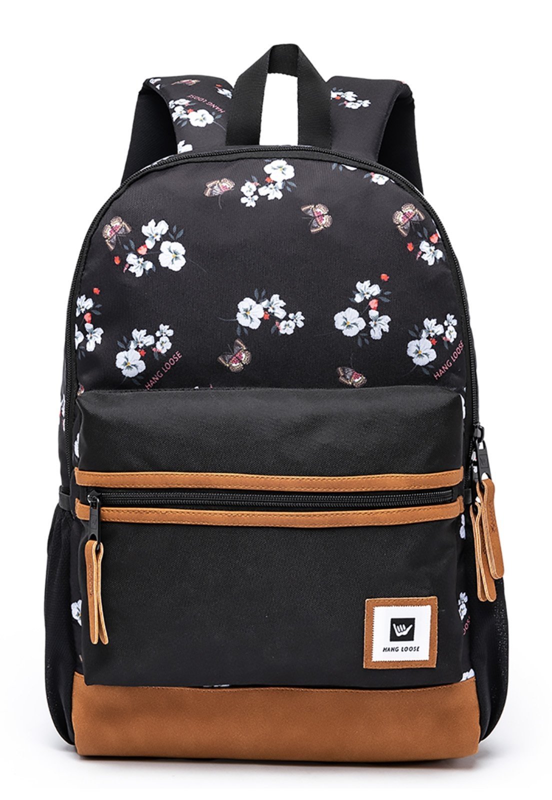 Mochila Hang Loose Original Espaçosa Reforçada Escolar Moderna Viagem Faculdade