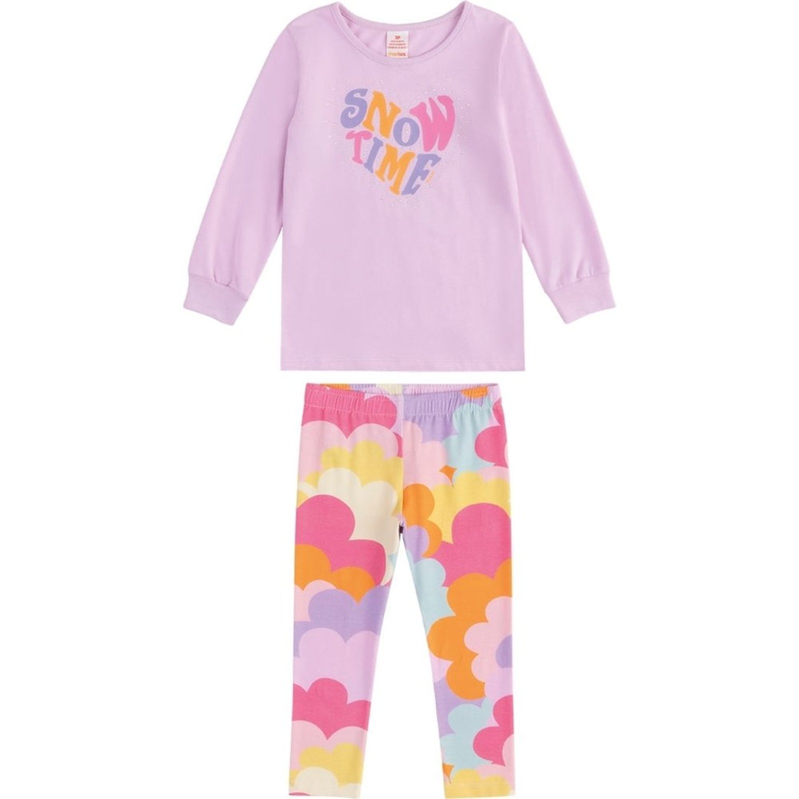 Infantil - Conjunto Longo Snow Time Menina Marisol
