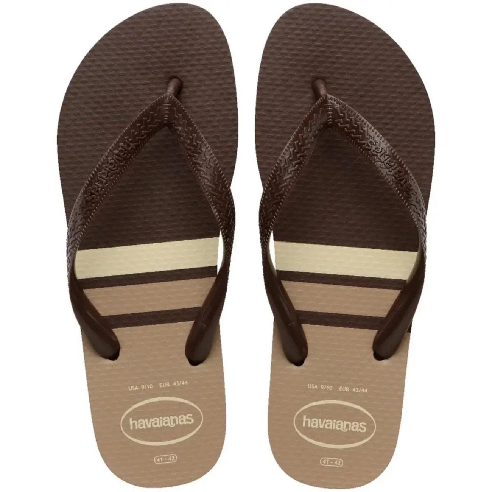 Chinelo Havaianas Masculino Color Essential Marrom