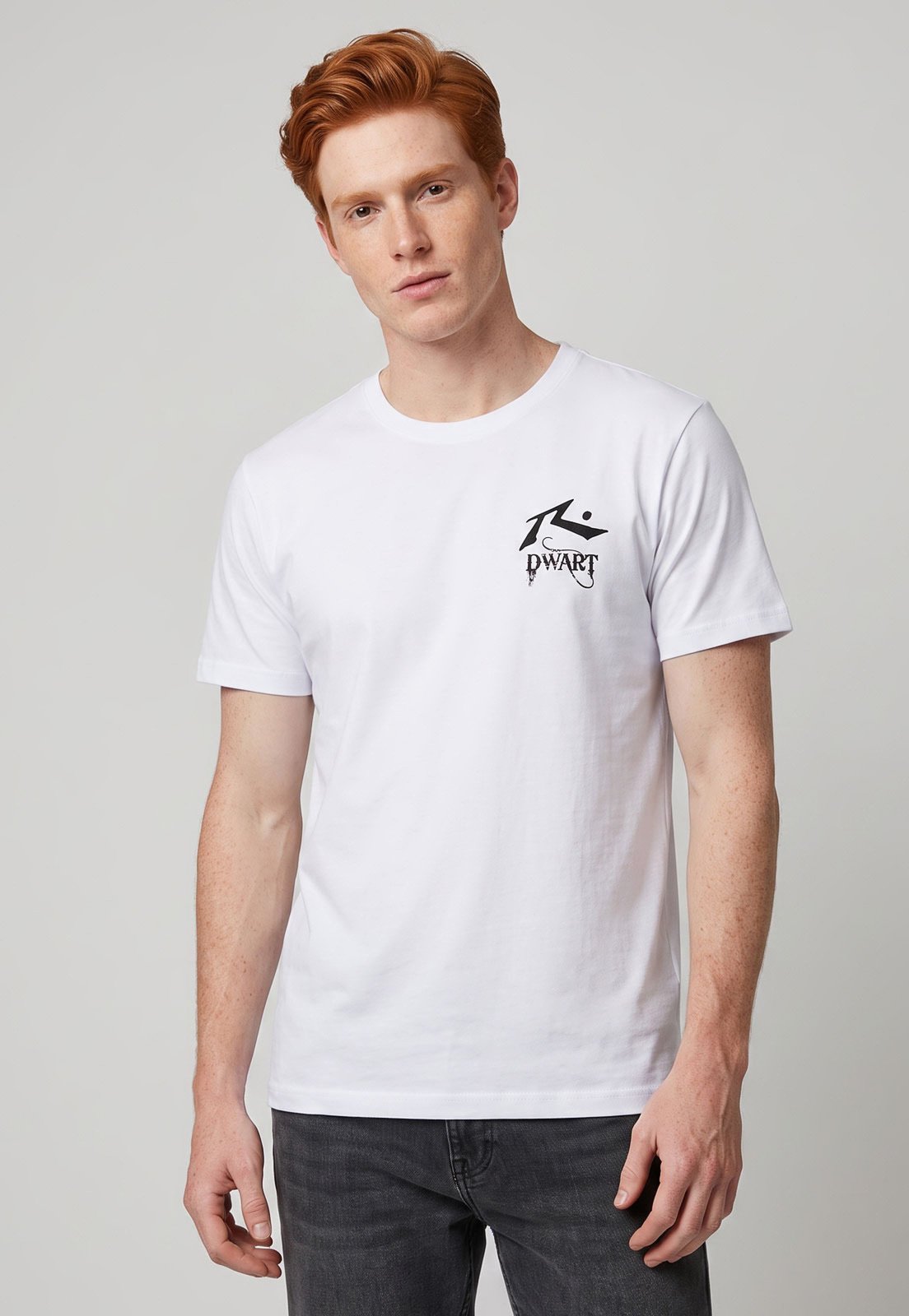 Camiseta Masculina Rusty Silk Dwart Branca