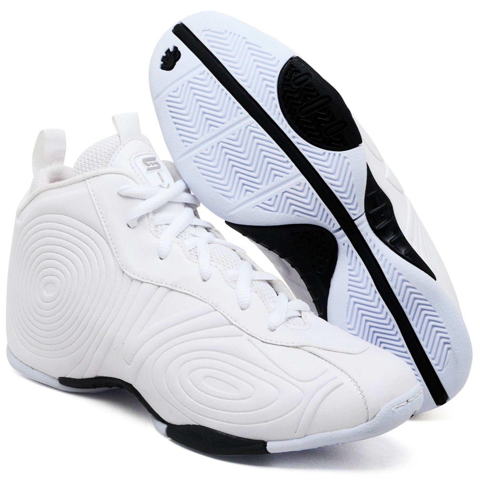 Vista 2 Tênis Basquete Masculino Six Street Vision branco/preto Six Street branco/preto