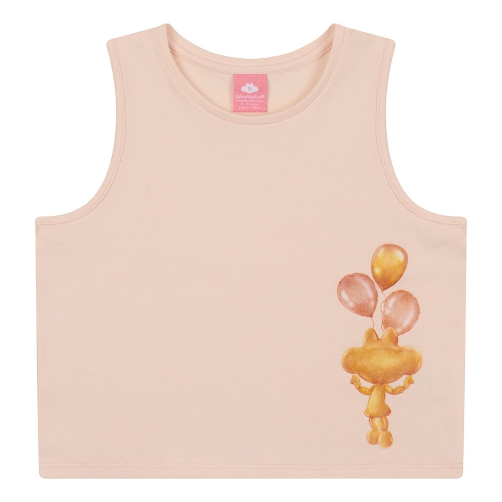 Infantil - Blusa Regata Feminina Lilica Ripilica