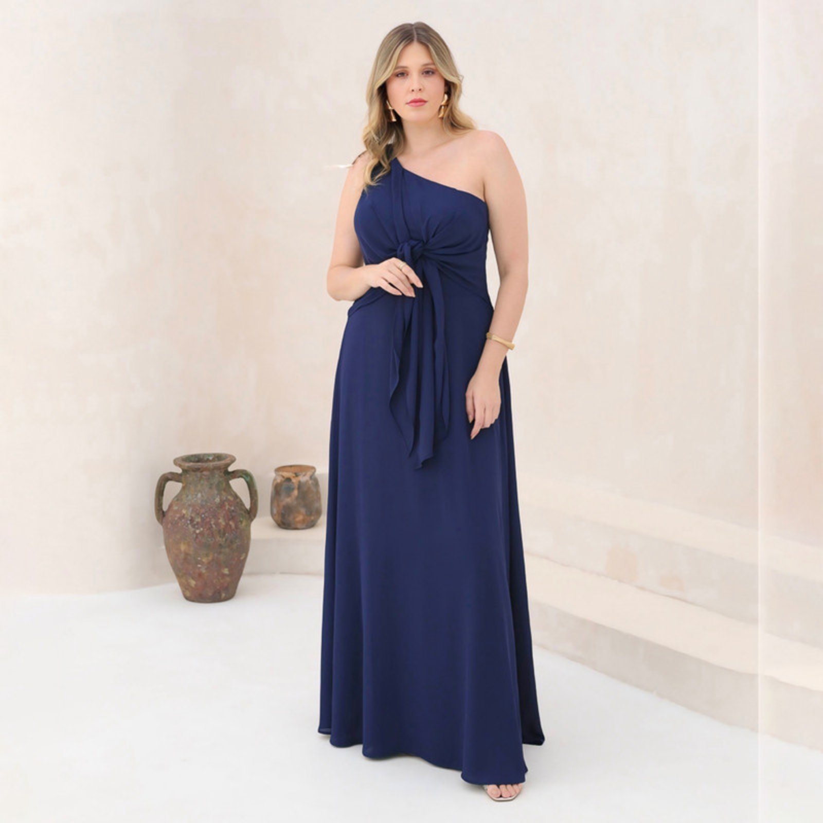 Vestido Auston Kinley Azul Marinho