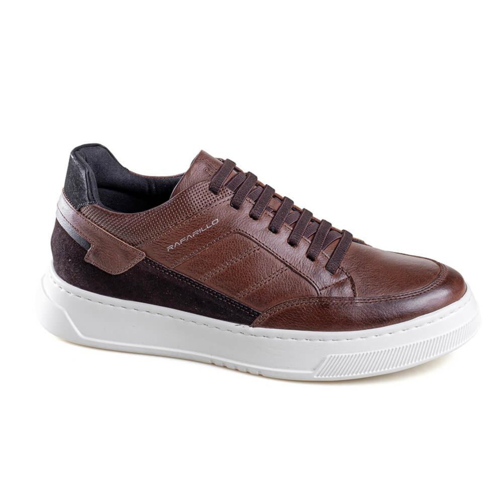 Sapatênis Masculino Couro Max Light Alth Rafarillo - Mogno - 38 Marrom