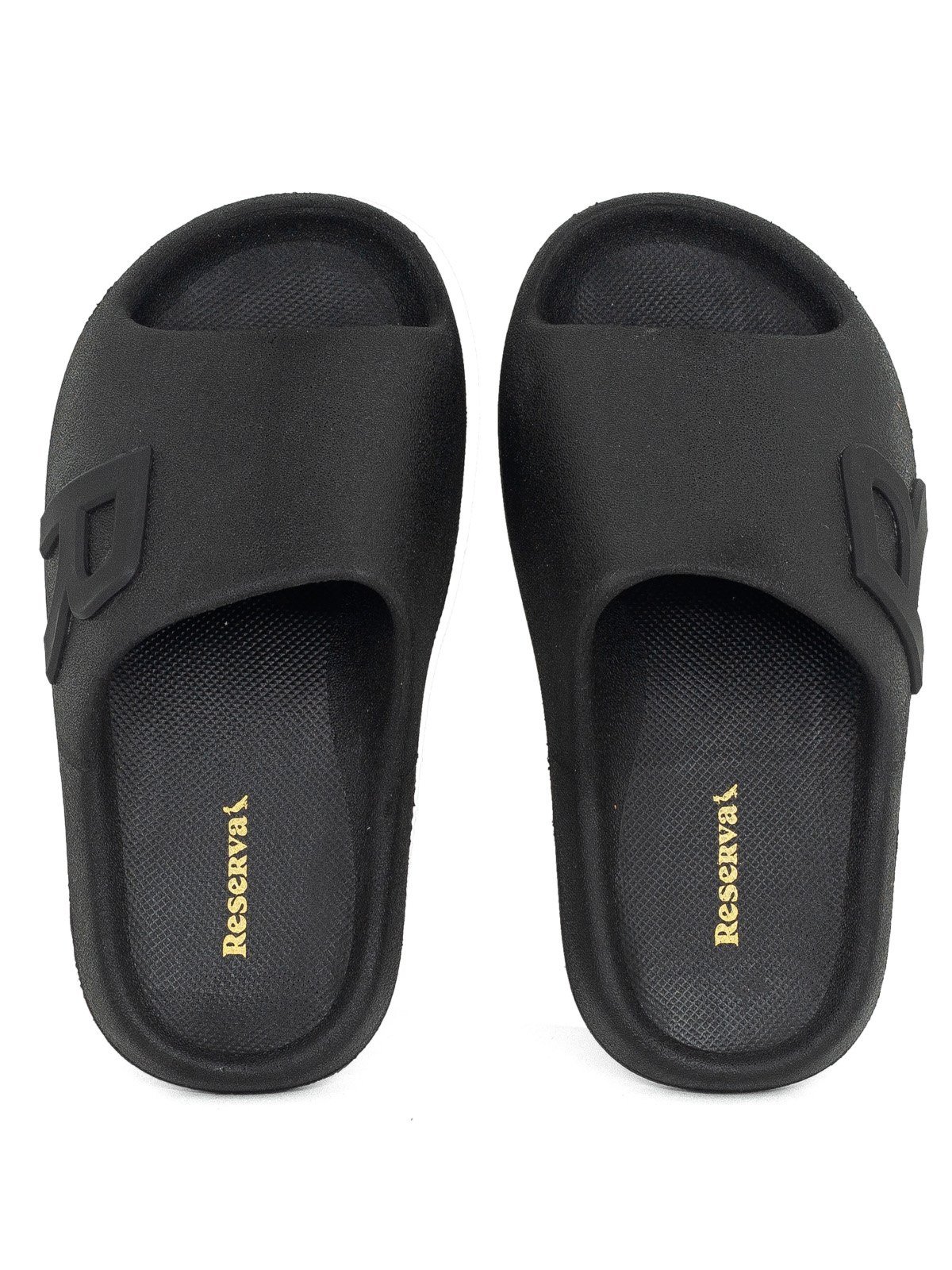 Sandália Reserva Go Slide Type R RMI Confortável Leve Macio Chinelo Nuvem Preto