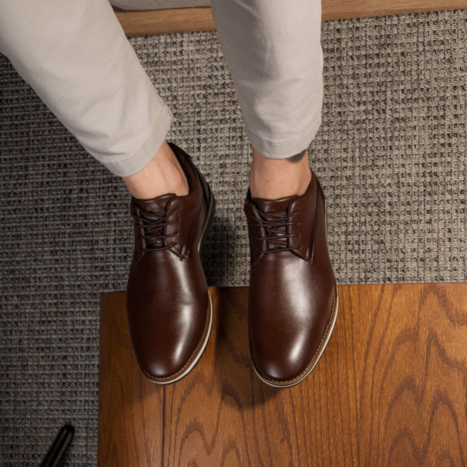 Sapato Oxford Masculino Liso Moderno Denver Sapato Masculino Social