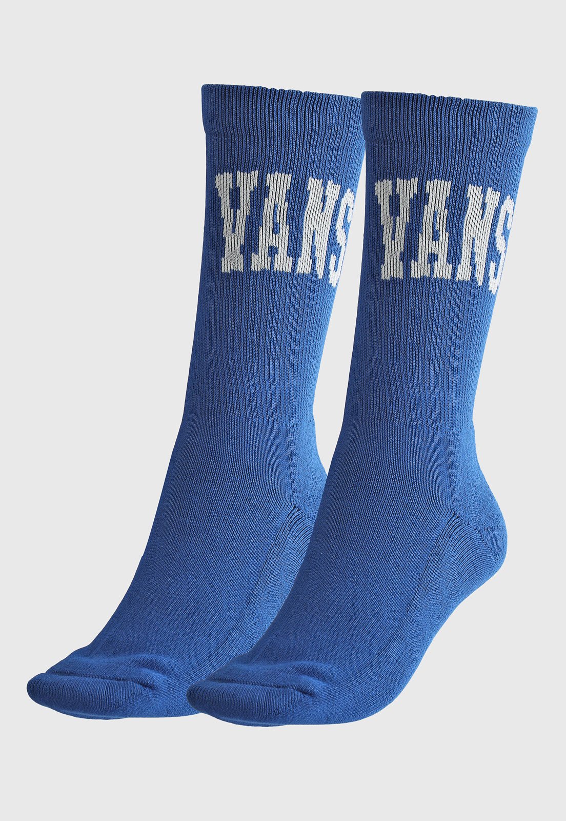 Meia Masculina Vans Arched Crew Cano Alto Azul