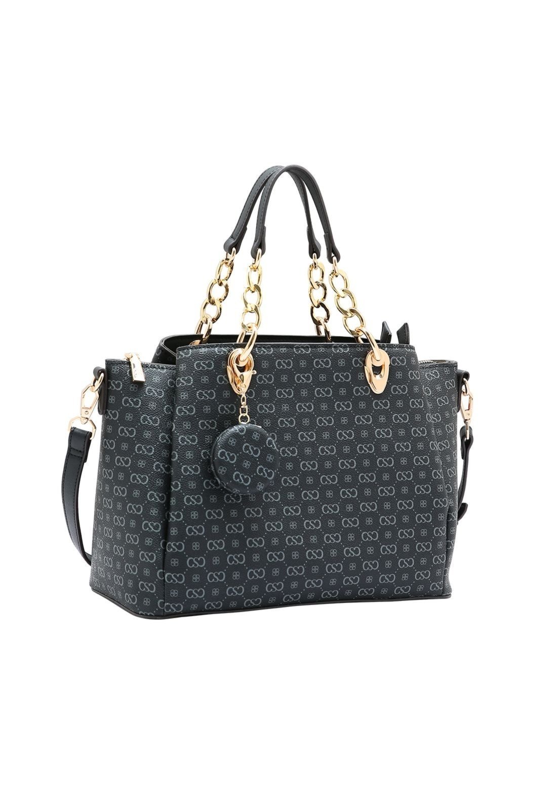Bolsa Feminina Chenson Monograma Elegance 3485404 Preto