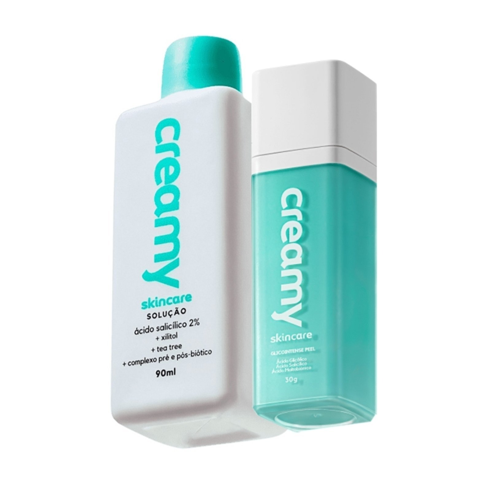 Vista 2 Kit Creamy Skincare Glicointense Peel e Ácido Salicílico (2 produtos) multicolorido Creamy multicolorido