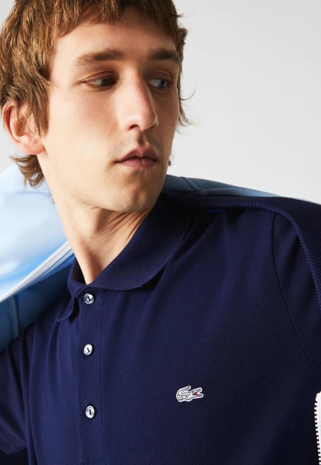Camisa Polo Lacoste Slim Fit Masculina em Petit piquet Stretch