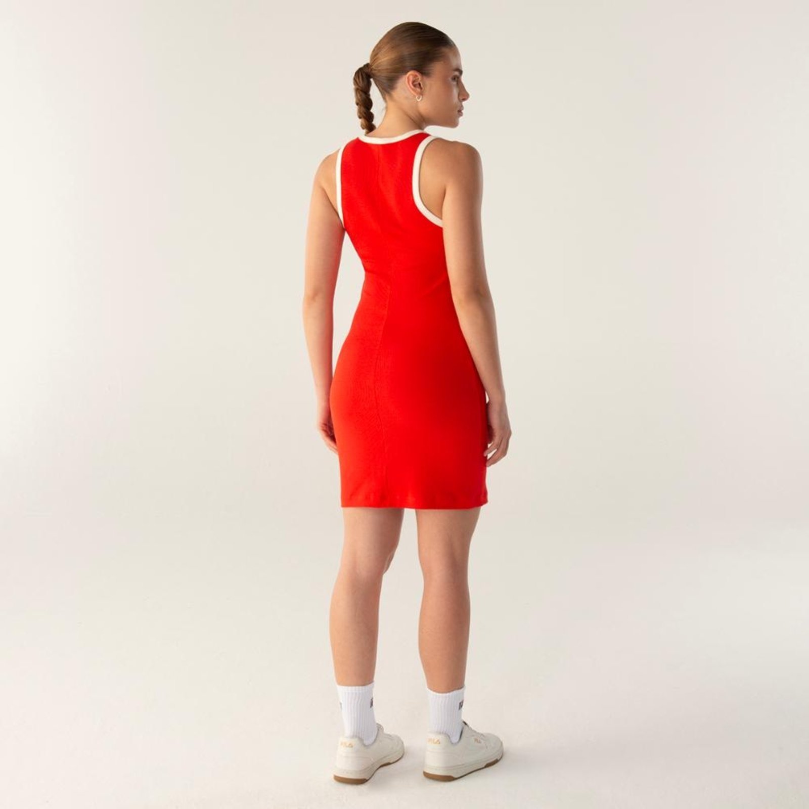 Vista 3 Vestido Fila Rib Feminino incolor Fila incolor