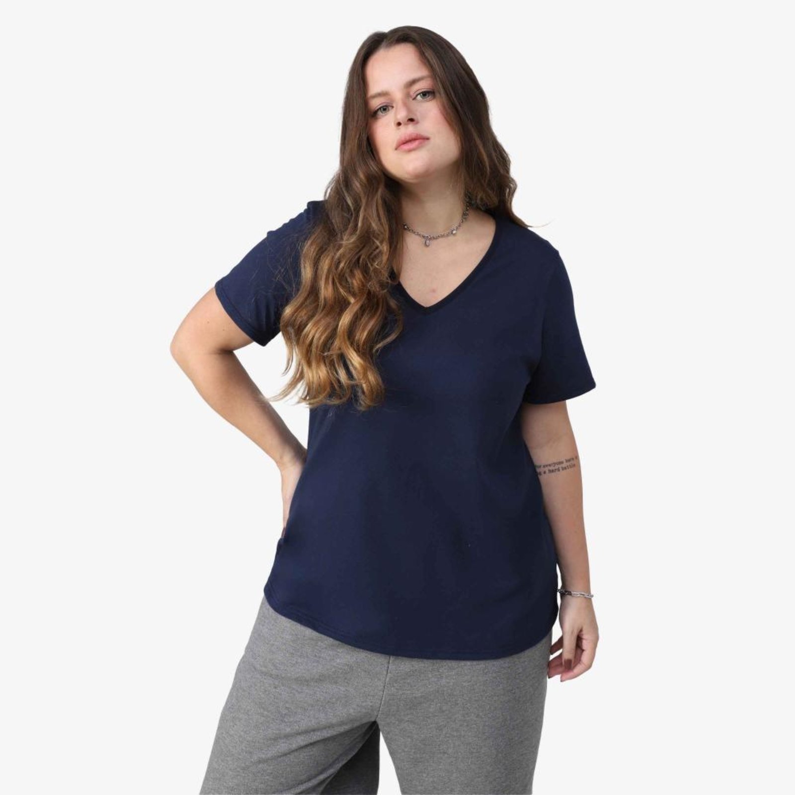Camiseta Feminina Slim Plus Anti Odor Tech