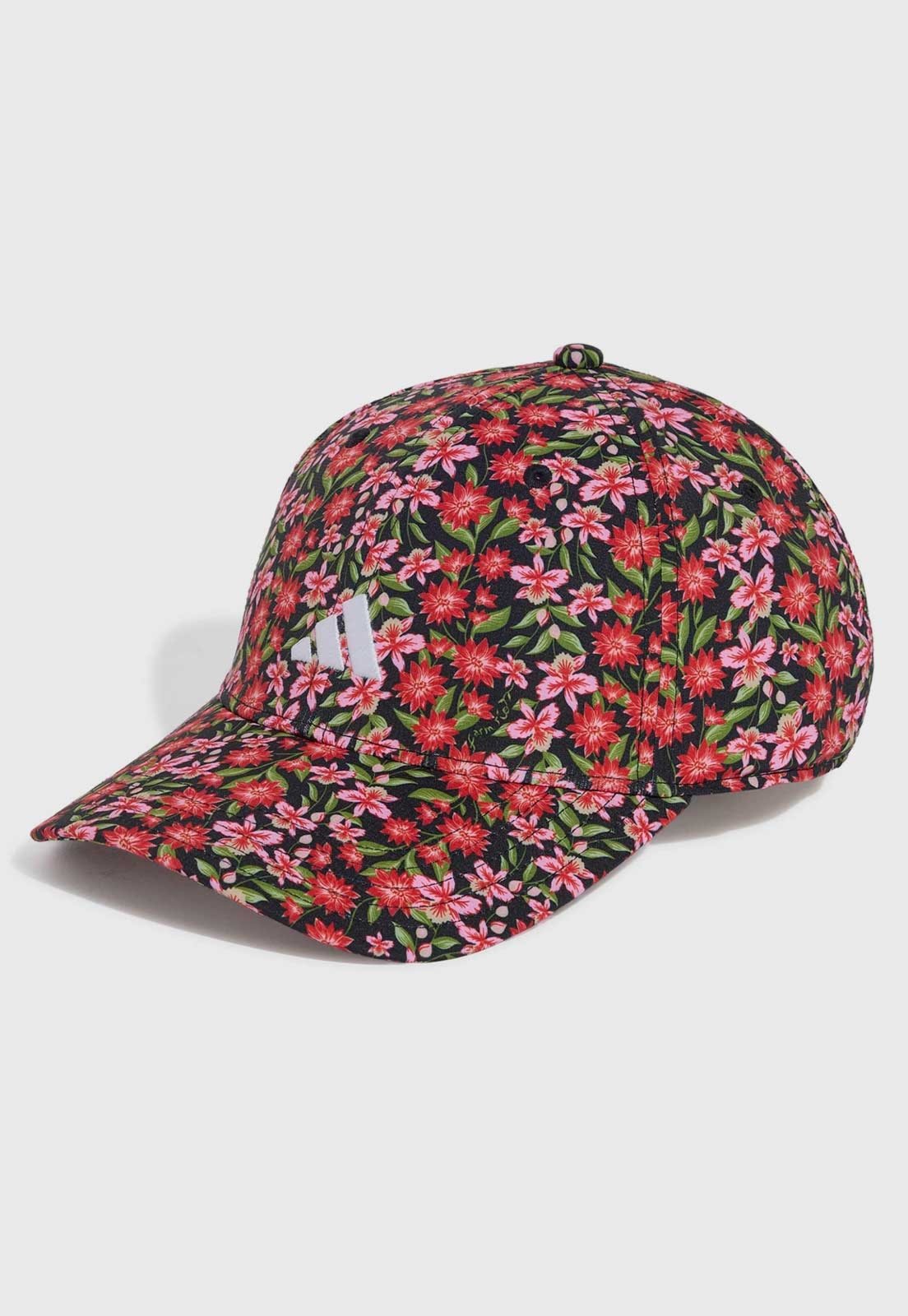 Boné adidas Performance FARM Floral Aba Curva Preto